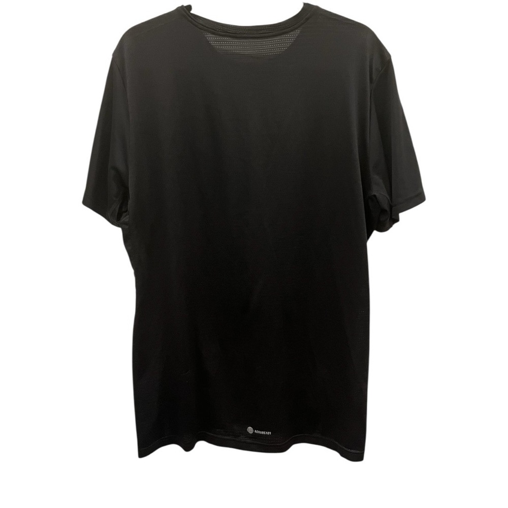 Adidas Men's Black Own the Run Tee Shirt Size Large - Picture 4 of 6